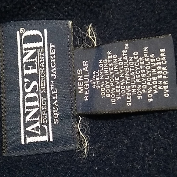 Lands End Vintage Polartec 10 Unicorn Mining June 1987 Patched Jacket Sz.L - Picture 8 of 11